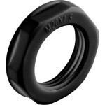 Kaiser 8245.63 Gegenmutter Kst. mit Flansch M63x1.5 Schwarz RAL 9005 10 Stück 