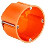 Kaiser 9066-01 Hohlwand Geräte-Verbindungsdose luftdicht mit Geräteschrauben Tiefe 66 mm 