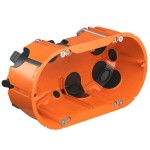 Kaiser 9252-22 Hohlwand Geräte-Verbindungsdose O-range ECON® 2 mit Geräteschrauben Tiefe 48 mm 