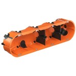 Kaiser 9254-22 Hohlwand Geräte-Verbindungsdose O-range ECON® 4 mit Geräteschrauben Tiefe 48 mm 