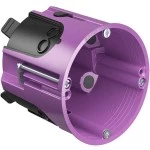 Kaiser 9280-22 Hohlwand Daten- u. Netzwerkdose O-range ECON® Data Tiefe 74 mm mit 4 Schraubdomen und 2 Geräteschrauben 