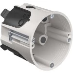 Kaiser 9280-78 Hohlwand Daten- u. Netzwerkdose O-range ECON® Tiefe 74 mm halogenfrei mit 4 Schraubdomen und 2 Geräteschrauben 