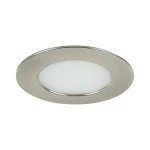 Brumberg 12127153 LED-Einbaudownlight 12V DC 5W 60° 2900K rund starr nickel matt IP44 ( 