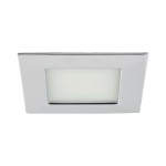 Brumberg 12128023 LED-Einbaudownlight 12V DC 5W 60° 2900K quadratisch starr chrom IP44 