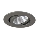 Brumberg 12361643 LED-Einbaustrahler 350 mA 7W 38° 3000K rund schwenkbar titan matt IP20 