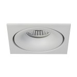 Brumberg 12408073 LED-Einbaudownlight 700 mA 13,6W 45° 3000K quadratisch starr weiss IP2 