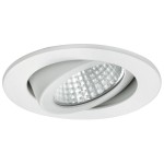 Brumberg 12444073 LED-Einbaustrahler 350 mA 12W 38° dim2warm 3000K - 1800K rund schwenkb 