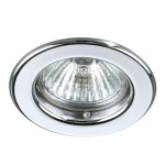 Brumberg 2017.02 Einbaudownlight GX5,3/ max. 50W rund starr chrom IP20 