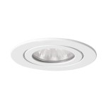 Brumberg 26004070 Einbaudownlight GX5,3/ max. 35W rund starr weiss Material Edelstahl V4A, 