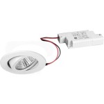 Brumberg 39353073 LED-Einbaustrahler 230V AC 50 Hz 6W 38° 3000K rund schwenkbar weiss, 