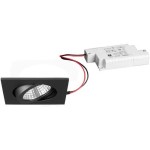 Brumberg 39355643 LED-Einbaustrahler 230V AC 50 Hz 6W 38° 3000K quadratisch schwenkbar, 