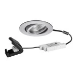 Brumberg 39483253 LED-Einbaustrahler 230V AC 50 Hz 6W 38° dim2warm 3000K - 1800K rund, 