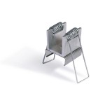 Brumberg 53012000 Federhalter-Set (2 Stück) zu 53654 aluminium roh 