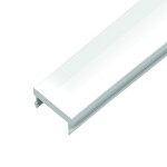 Brumberg 53402070 Kunststoff-Abdeckung opal L x B x H: 2000 x 17,6 x 4mm Transmissionsgrad: 7 