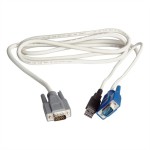 roline 11.01.5525 KVM-Kabel Switch/PC (USB) für 14.01.3224 und 14.01.3225 1,8 Meter 
