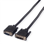 VALUE 11.99.5420 DVI-VGA Kabel, DVI (12+5) ST - VGA ST, 2 m 