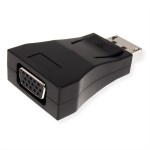 VALUE 12.99.3156 DisplayPort-VGA Adapter, DP ST - VGA BU, Aktiv 