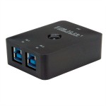 VALUE 14.99.2015 Manueller USB 3.2 Gen 1 Switch, 2 Ports 