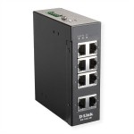D-Link DIS-100E-8W DIS-100E-8W Industrial Switch 8-Port Unmanaged Layer2 Fast Ethernet 