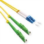 ROLINE 21.15.9515 LWL-Kabel duplex 9/125µm OS2, LSH APC / LC UPC, LSOH, gelb, 5 m 