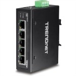 TRENDNET TI-G50 TRENDnet TI-G50 5-Port Gehärteter Industrieller Gigabit DIN-Rail Switch 