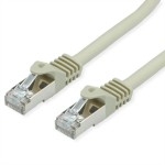 VALUE 21.99.0852 S/FTP-Kabel Cat.7, mit RJ-45 Steckern (500 MHz / Class EA), grau, 2 m 