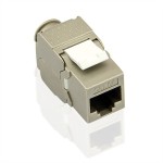 VALUE 26.99.0375 Cat.6A (Class EA) Keystone, RJ-45, geschirmt, werkzeuglos, SLIM 