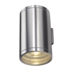 SLV 1000334 ROX UP/DOWN, UP/DOWN, QPAR11, Outdoor Wandleuchte, alu gebürstet, max. 2x50 W, IP44 