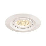SLV 1000833 KINI, Outdoor Deckeneinbauleuchte, LED, 3000 K, weiß, 60°, IP65 