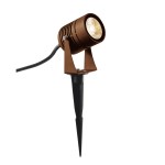 SLV 1002203 LED SPIKE, LED Outdoor Erdspießleuchte, rost farbend, IP55, 3000 K, 40° 