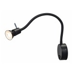 SLV 1002608 DIO FLEX PLATE, Indoor Wandaufbauleuchte schwarz 