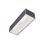 SLV 1002843 LOGS IN L Indoor LED Wandaufbauleuchte aluminium/weiß 3000 K TRIAC dimmbar 