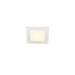 SLV 1003011 SENSER 12, Indoor LED Deckeneinbauleuchte eckig weiß 3000 K 