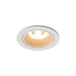 SLV 1003785 NUMINOS® S DL, Indoor LED Deckeneinbauleuchte weiß/weiß 2700 K 40° inkl. Blattfedern 