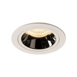 SLV 1003882 NUMINOS® M DL, Indoor LED Deckeneinbauleuchte weiß/chrom 3000 K 40° 