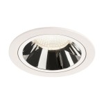 SLV 1003981 NUMINOS® L DL, Indoor LED Deckeneinbauleuchte weiß/chrom 4000 K 55° 