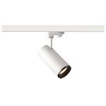 SLV 1004184 NUMINOS® M 3Ph., PHASE, 3~ Spot, zylindrisch, 3000 K, 14 W, 60°, matt weiß / matt schwarz 