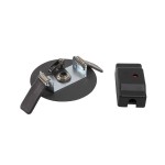 SLV 1004674 FITU, Einbaurosette schwarz 