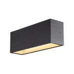 SLV 1005155 SITRA L, LED Outdoor Wandaufbauleuchte, anthrazit, CCT switch 3000/4000 K 