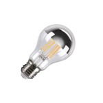 SLV 1005305 A60 E27 Mirrorhead, LED Leuchtmittel chrom 7,5 W 2700 K CRI 90 180° 