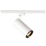 SLV 1005727 NUMINOS® XL 3Ph., PHASE, 3~ Spot, zylindrisch, 2700 K, 28 W, 36°, matt weiß / matt schwarz 