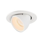 SLV 1005877 NUMINOS® GIMBLE S, Deckeneinbauleuchte weiß 2700 K 20° 