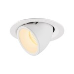 SLV 1005955 NUMINOS® GIMBLE M, Deckeneinbauleuchte weiß 3000 K 55° 