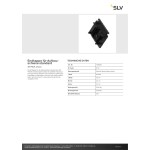 SLV 1006593 Endkappe für Aufbauschiene standard, 48V TRACK, schwarz 