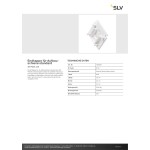 SLV 1006594 Endkappe für Aufbauschiene standard, 48V TRACK, weiß 