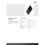 SLV 1006595 Endkappe für Aufbauschiene tief, 48V TRACK, schwarz 