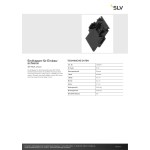 SLV 1006597 Endkappe für Einbauschiene, 48V TRACK, schwarz 