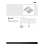 SLV 1006600 Befestigungsklemme für 48V TRACK, weiß 