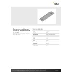 SLV 1006609 Schienenverstärkungsplatte für Aufbauschiene, 48V TRACK, grau 