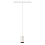 SLV 1006768 NUMINOS® XS 48V TRACK, DALI, Pendelleuchte, weiß / schwarz, 8.7 W, 640 lm, 2700 K, CRI 90, 20° 